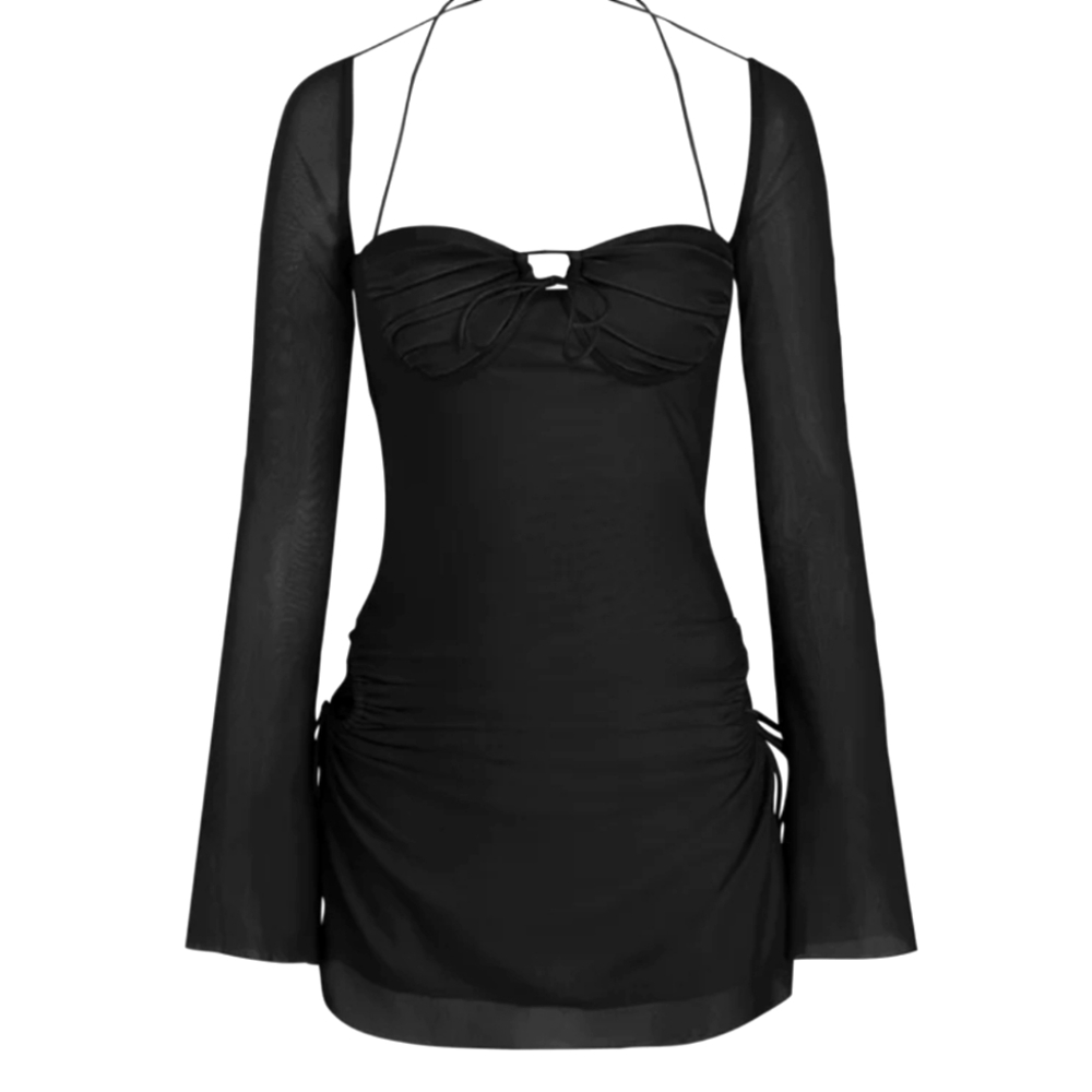 LookSky black sexy dress